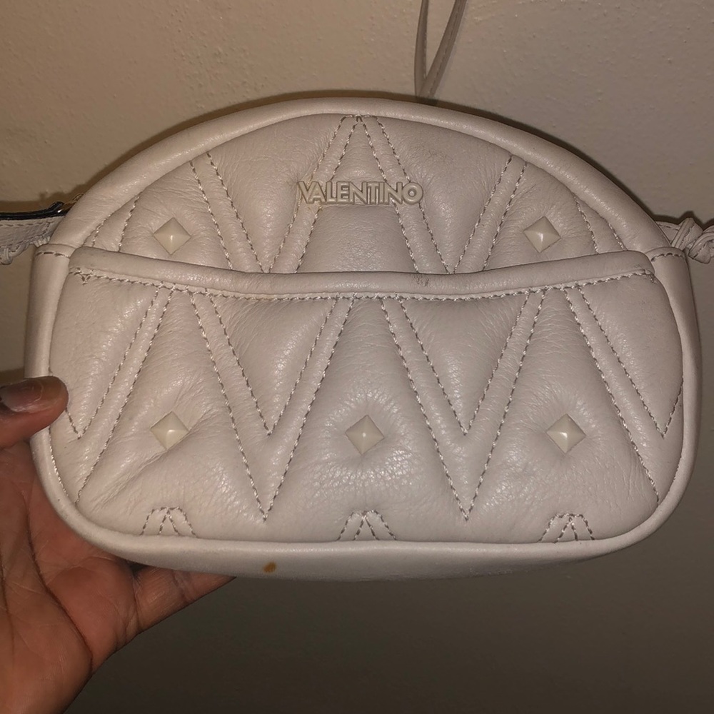 Valentino by Mario Moony Quilted Crossbody Bag